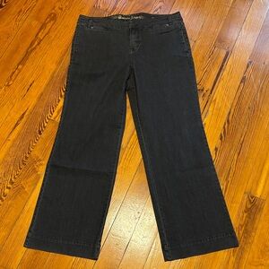 Women's Black Trouser Jeans